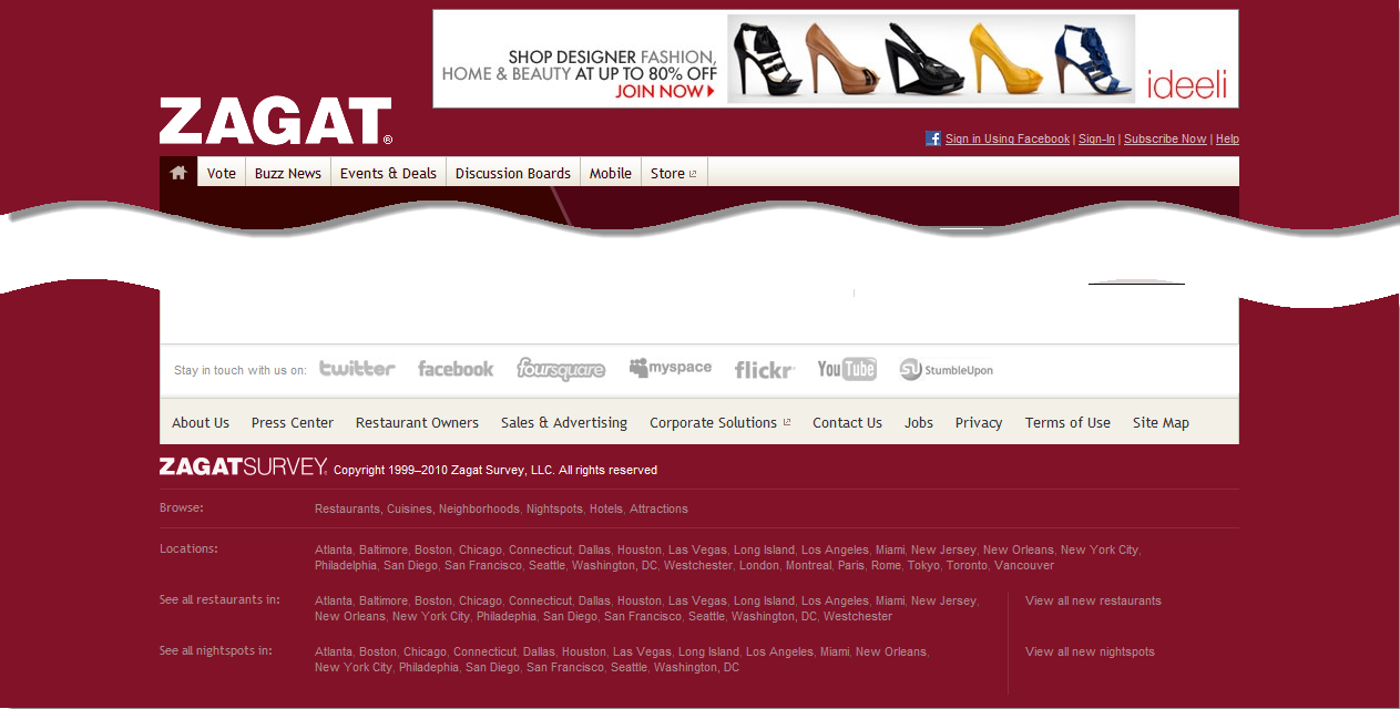 How Zagat Use Foursquare - Zagat Rated (1263x640), Png Download