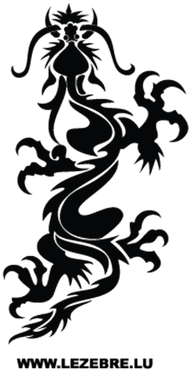 Sticker Decal Chinese Dragon Free Clipart Hq Clipart - Illustration (800x800), Png Download