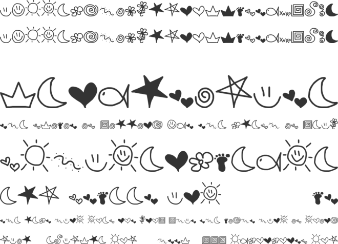 Mtf Doodle Font Preview - Calligraphy (660x476), Png Download