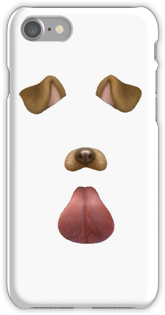 Snapchat Dog Filter Iphone 7 Snap Case - Iphone 7 Cases Dear Evan Hansen (750x1000), Png Download