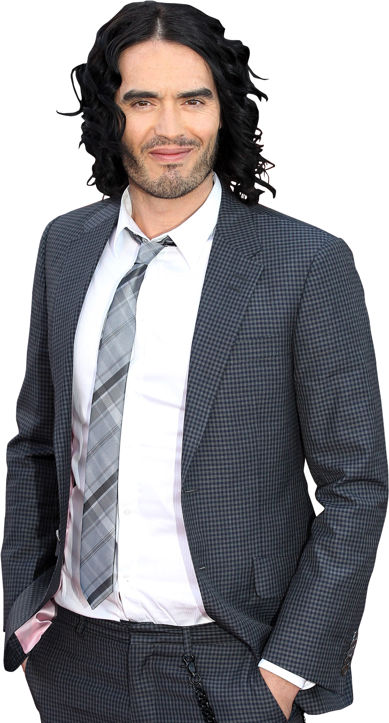Russell Brand On Clint Eastwood, Performing At The - Russell Brand Png (1600x2400), Png Download