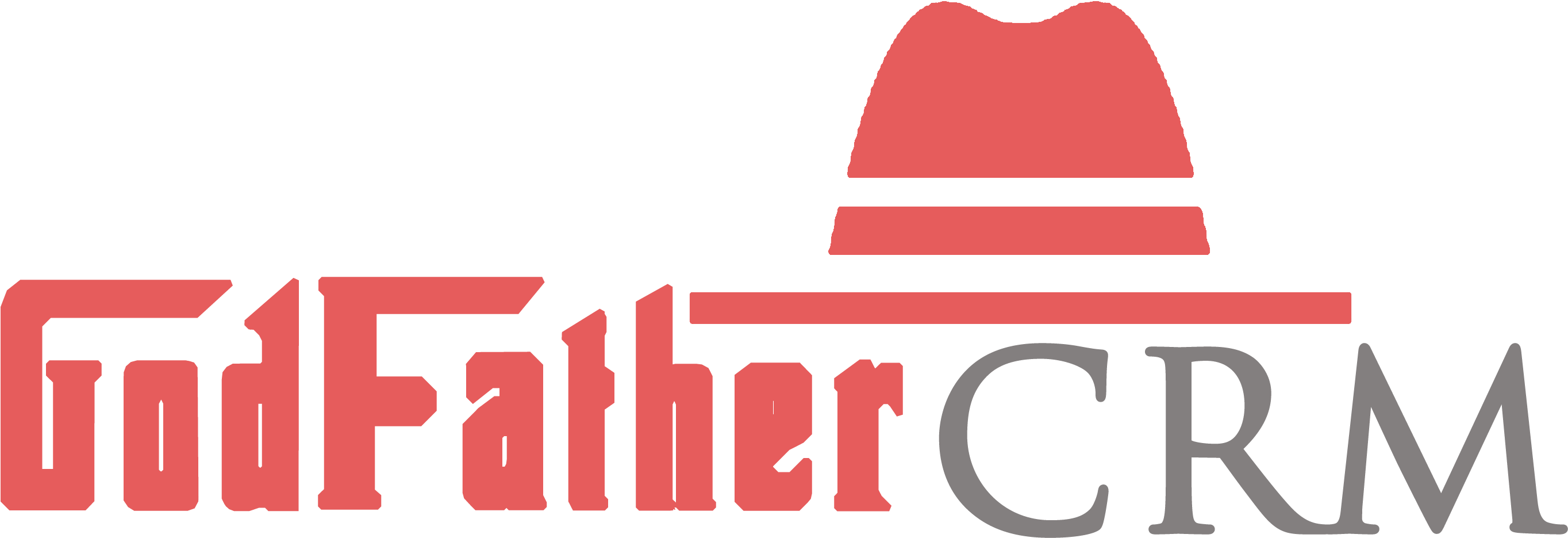 Godfather Crm Logo - Graphic Design (3118x1332), Png Download
