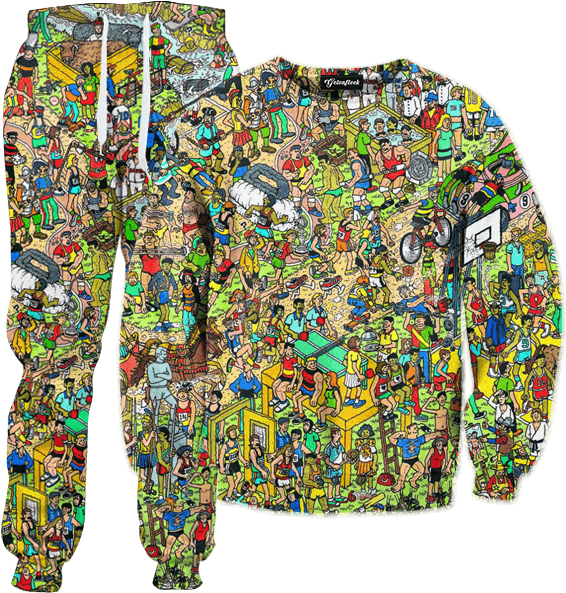 Where's Waldo Tracksuit - Where's Wally At Wembley (600x600), Png Download