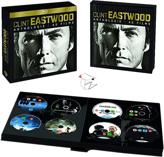 Coffret Anthologie Clint Eastwood En Blu-ray - Clint Eastwood Anthologie Blu Ray (700x700), Png Download