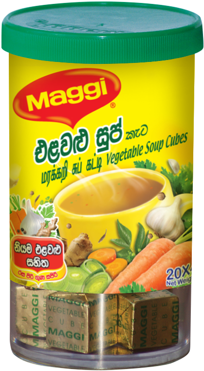 Maggi Vegetable Cubes - Maggi Vegetable Soup (586x850), Png Download