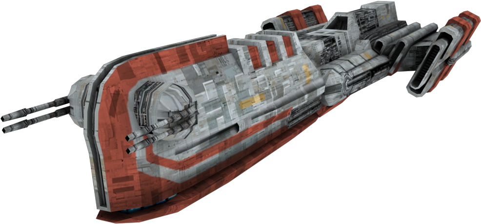 Foray-class Blockade Runner - Rifle (1080x720), Png Download
