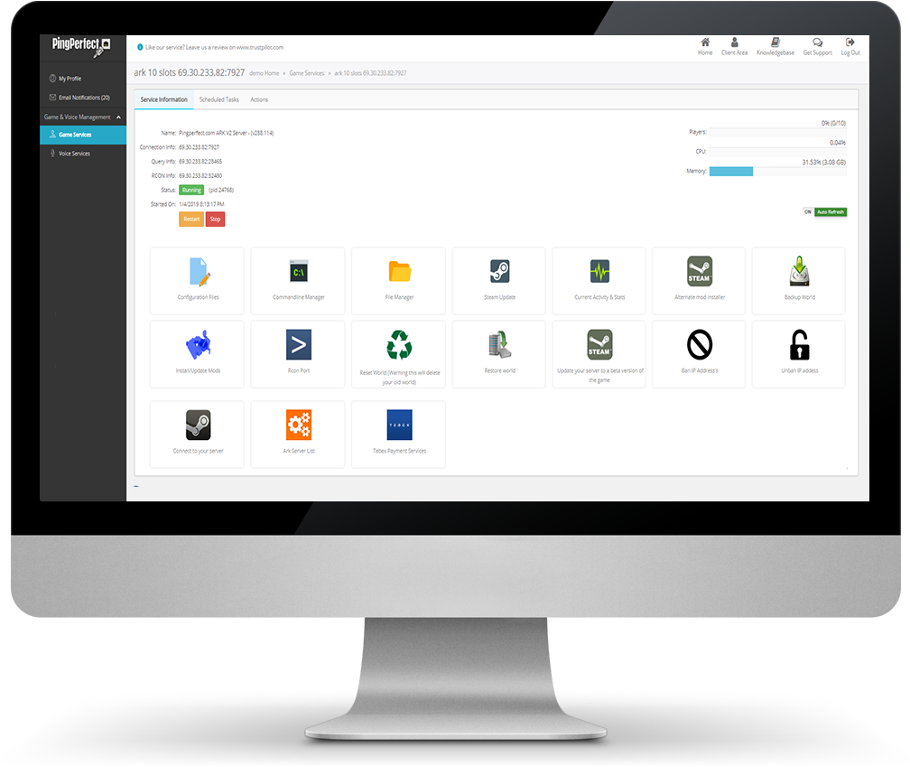 Game Panel Gameserver Hosting - Loyalty Program Dashboard (1024x901), Png Download