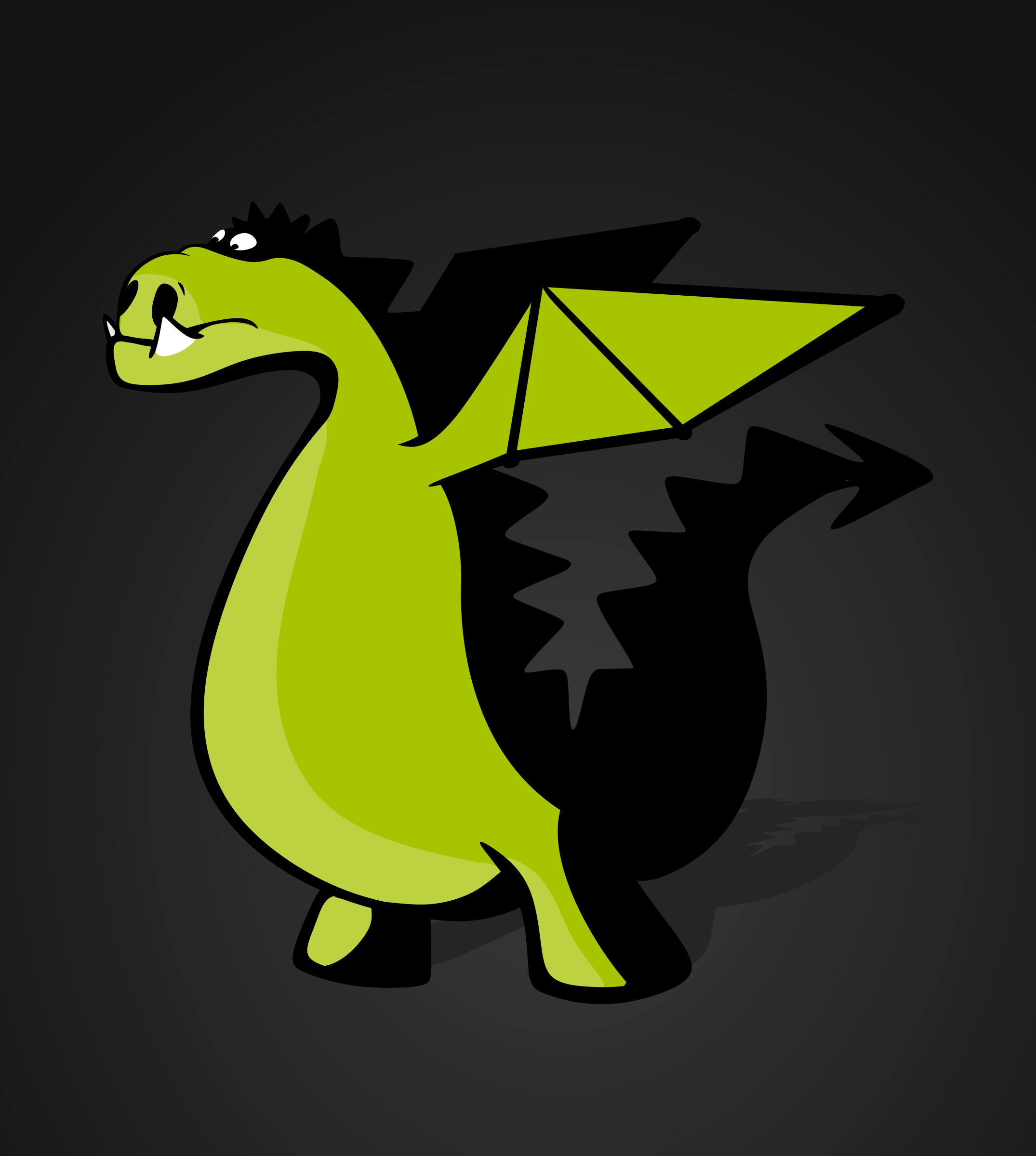 This Free Icons Png Design Of Dragon Green (2150x2400), Png Download