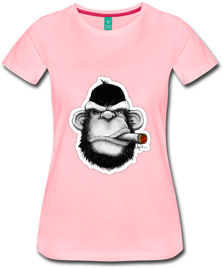 Cigar Chimp T-shirt - No White Boys Shirt (1000x1000), Png Download