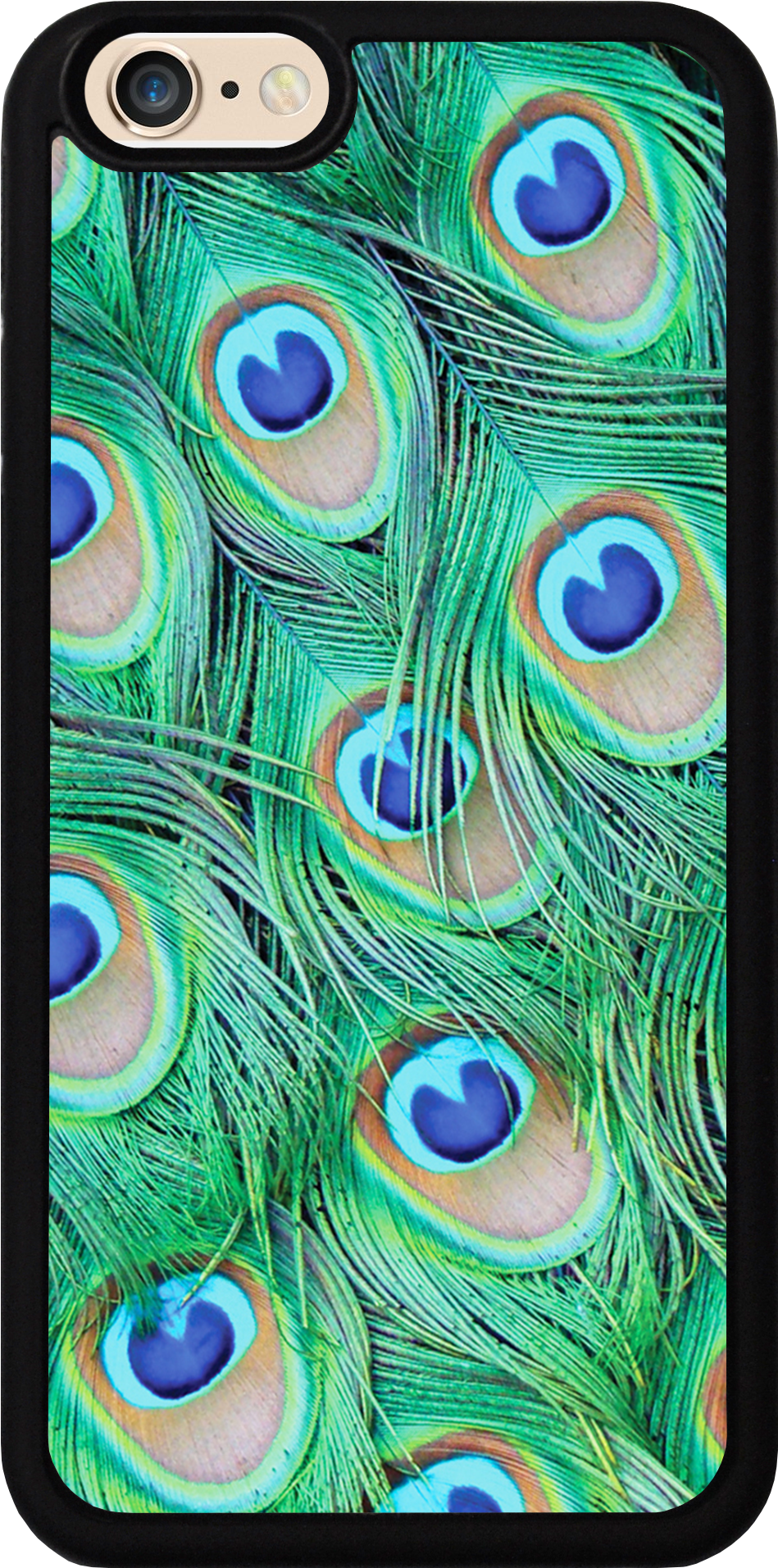 Green Peacock Feather Case - Mobile Phone Case (1141x2028), Png Download