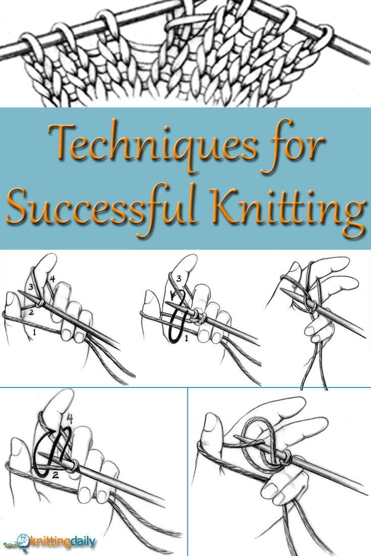 Every Successful Knitter Needs This Free, Handy Guide - Drawing (735x1102), Png Download