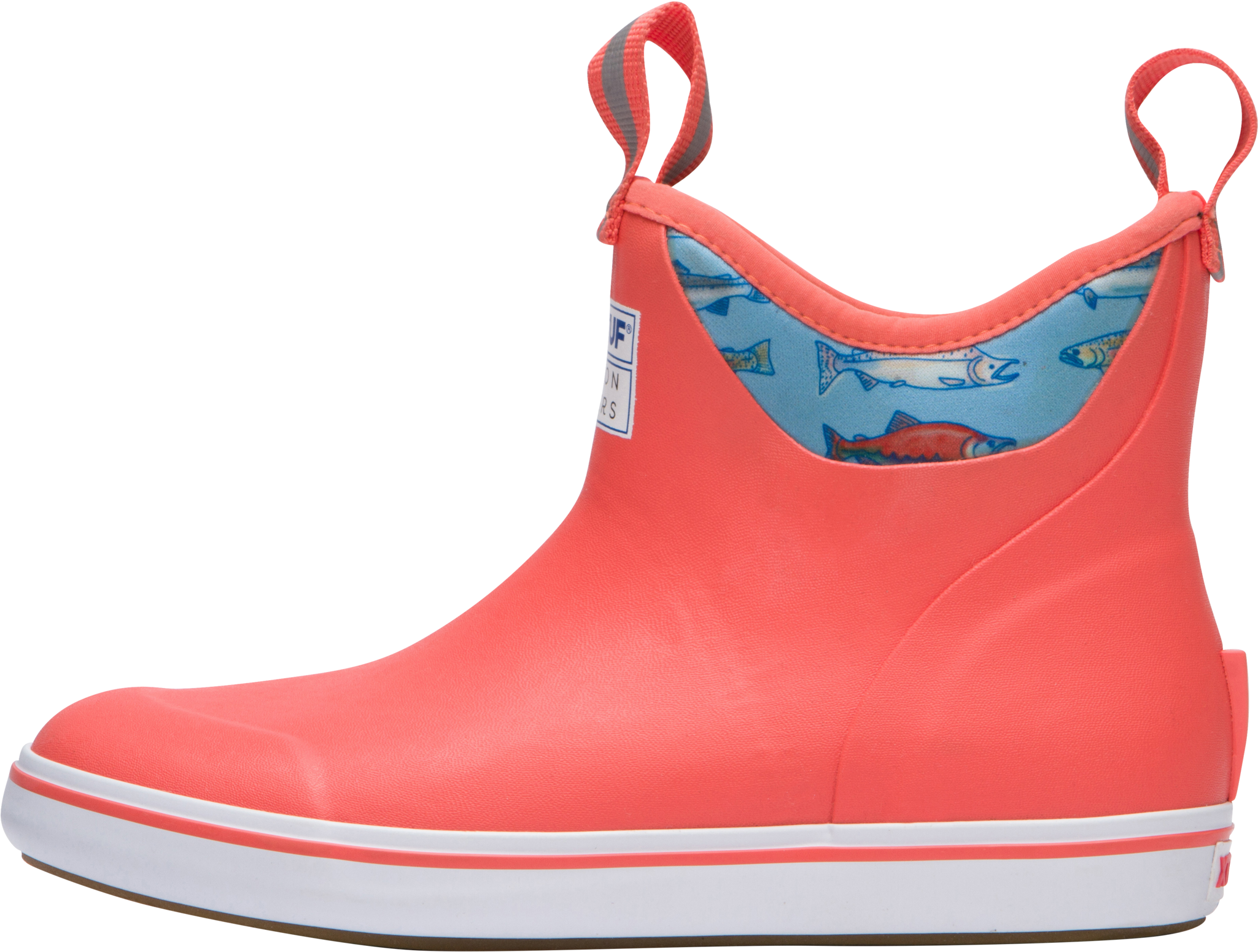 Fish Friends 6" Deck Boot - Leather (2048x2048), Png Download