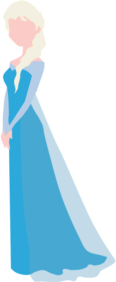 Violent & Sexual Videos Targeted At Kids - Elsa Vector (450x900), Png Download