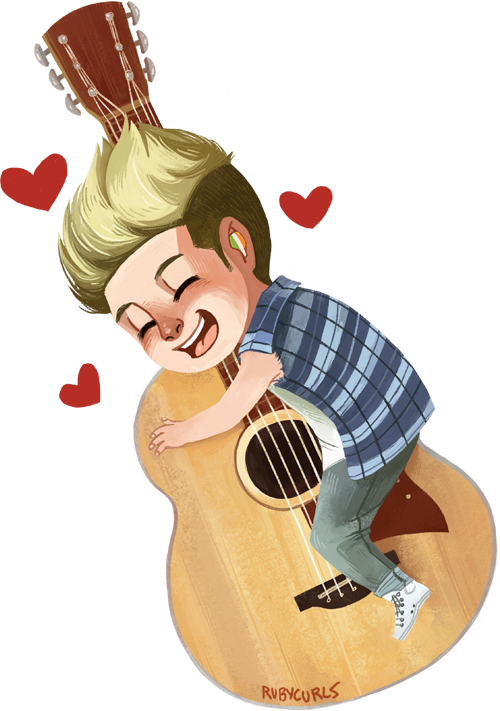 Fan Art Of Niall Horan <3 - Niall Horan Fan Art (500x711), Png Download