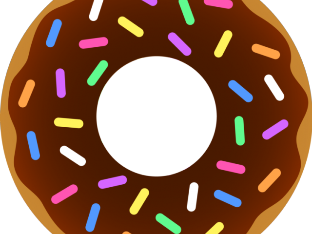 Dunkin Donuts Clipart Bite Clipart - Donut Clipart Png (640x480), Png Download