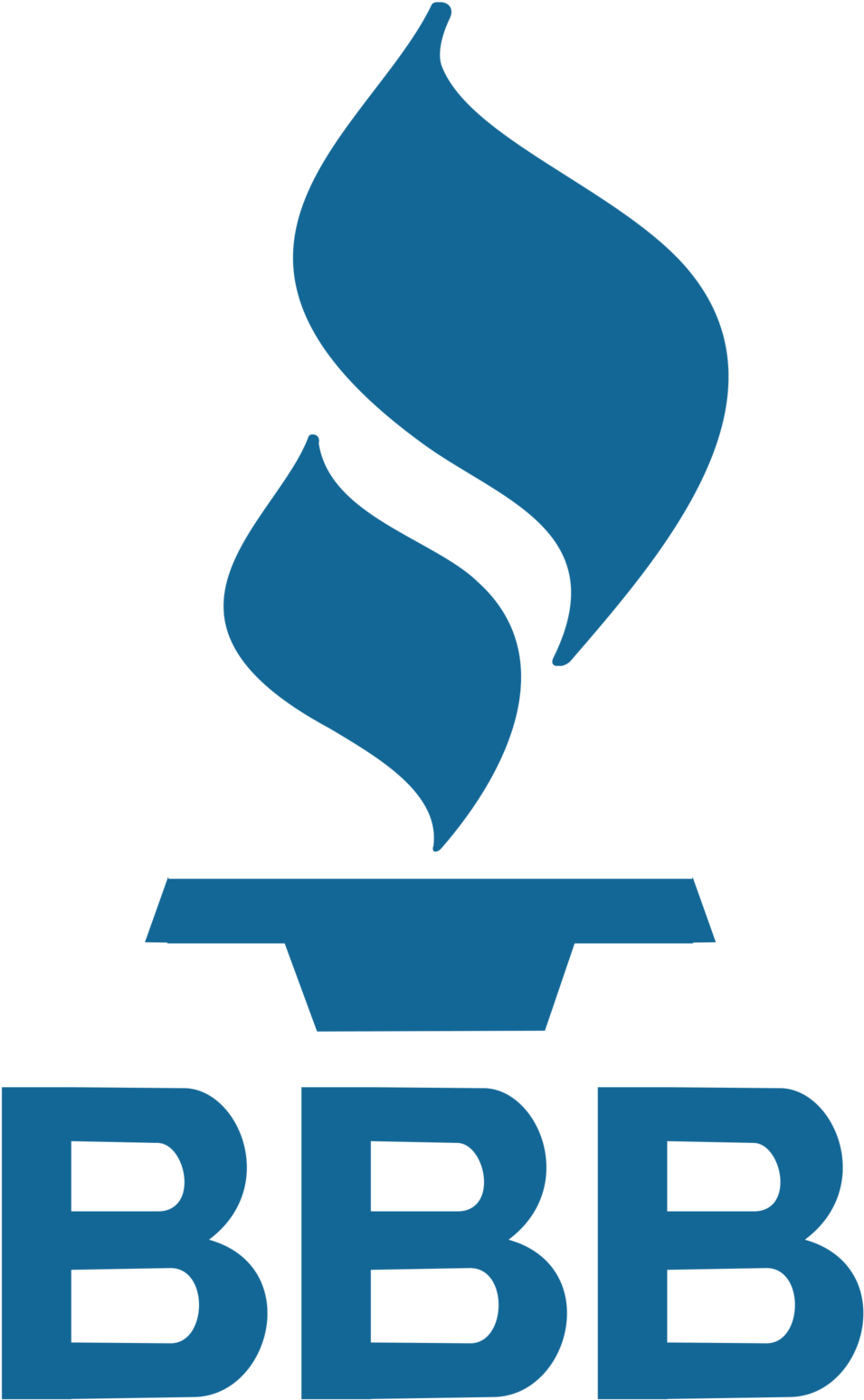 2000px-better Business Bureau - Better Business Bureau Award (1000x1622), Png Download