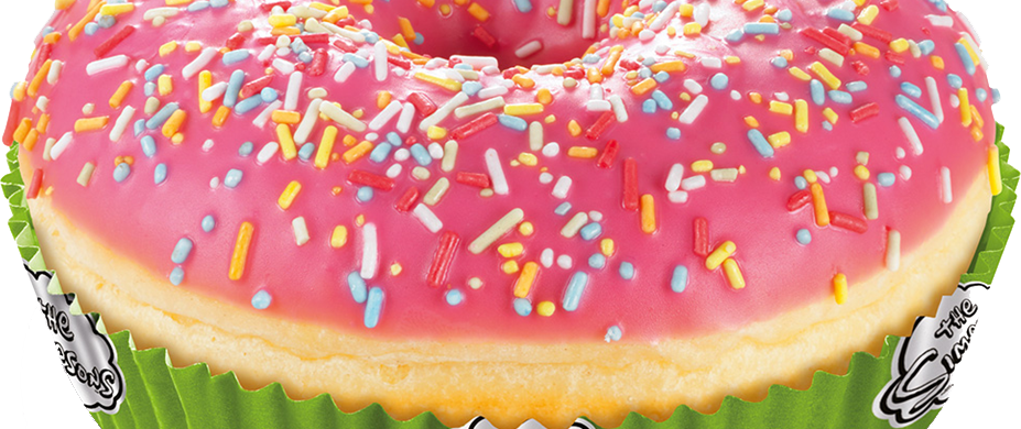 Donut Simpson Ooh - Buttercream (927x390), Png Download