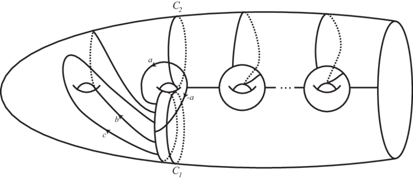 Fatgraph Spine, Bp Map Φ = T C 1 T −1 C - Line Art (850x370), Png Download