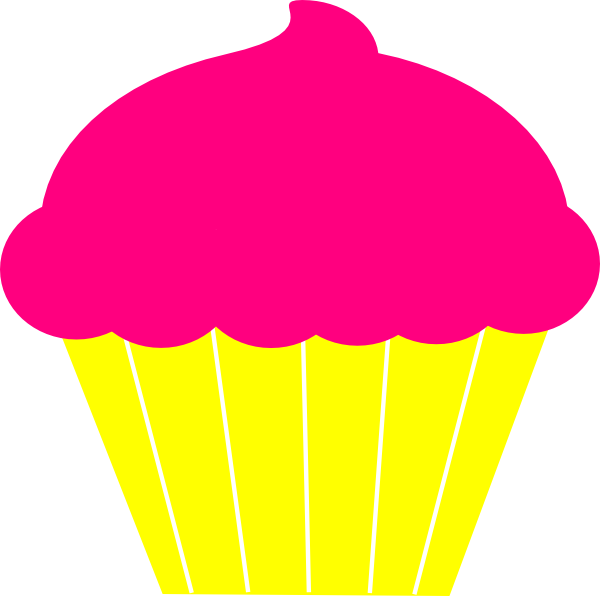 Cupcake Clip Art (600x596), Png Download