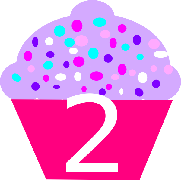 Cupcake 2 Clip Art - Cupcake 2 Png (600x598), Png Download