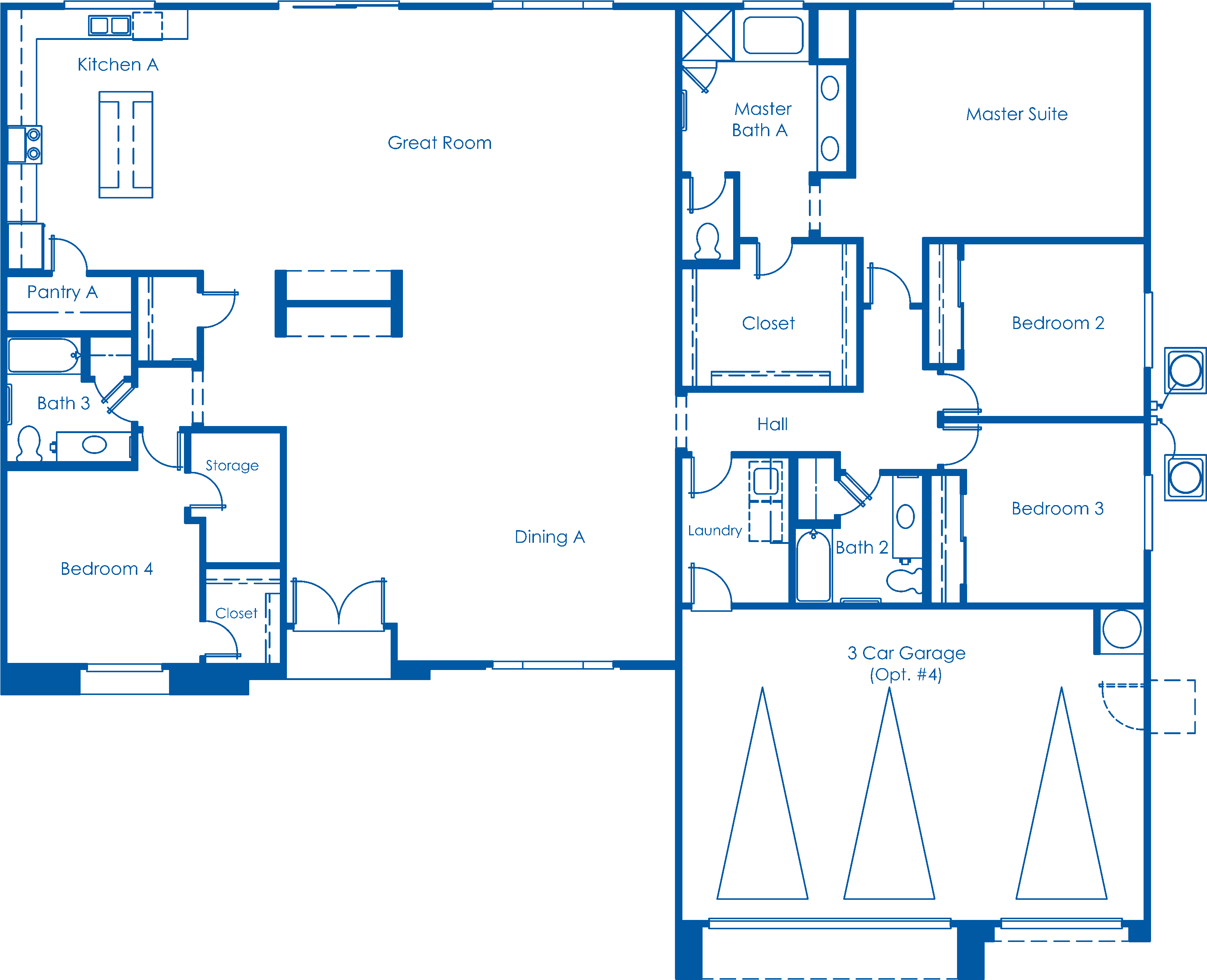 Quick Delivery Homes The Ranches At Grand Canyon Vista - Diagram (3244x2634), Png Download