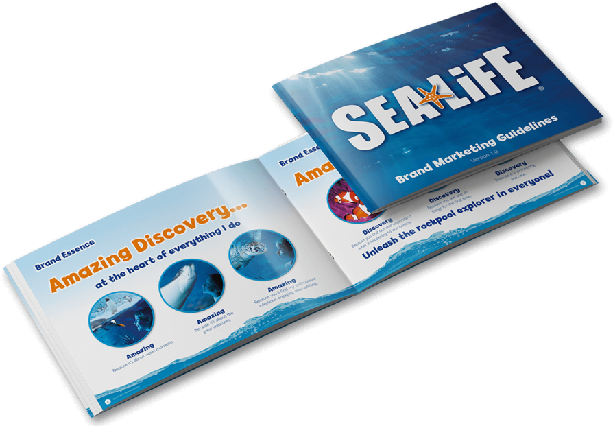 Sea Life Brand Guideline - Aquadom (1000x625), Png Download