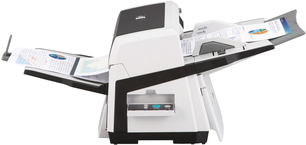 Scanning Of Paper Documents - Fujitsu Fi 6670 (1024x486), Png Download