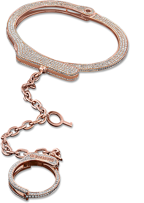 Fine Jewelry - Jacob And Co Captive Love Cuff (700x700), Png Download