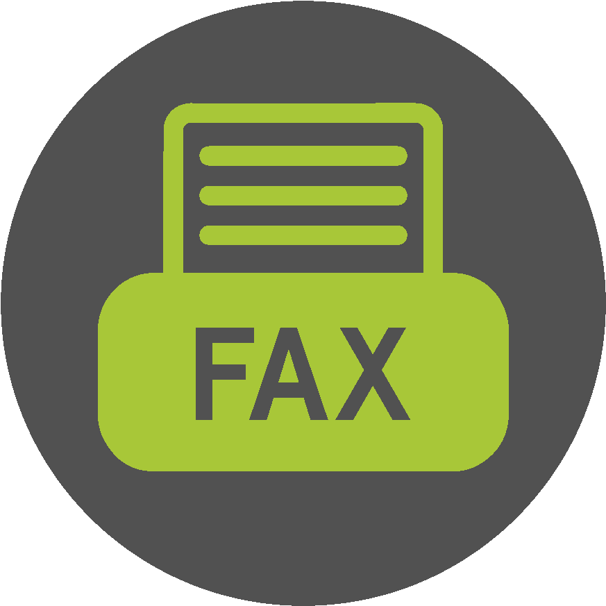 Fax Png - Fax Icon Png Circle (962x926), Png Download