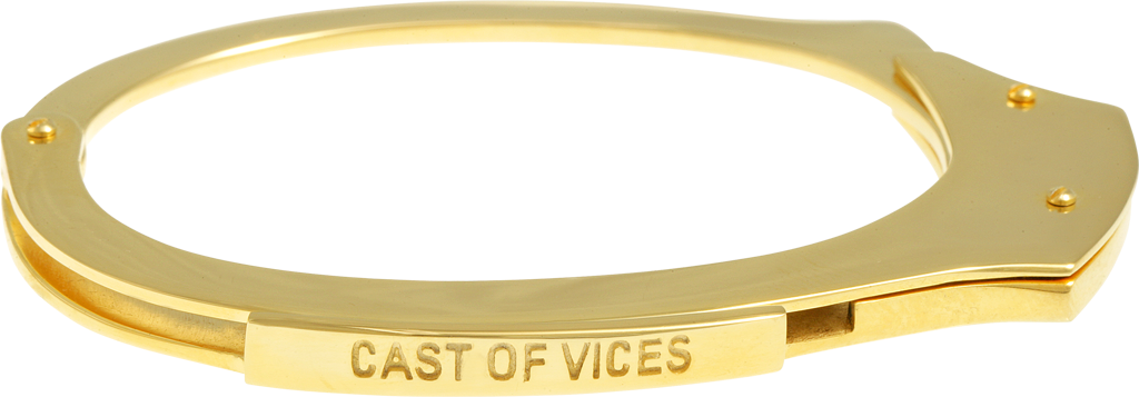 Download Transparent Handcuff Bracelet - Gold Handcuffs Bracelet - PNGkit