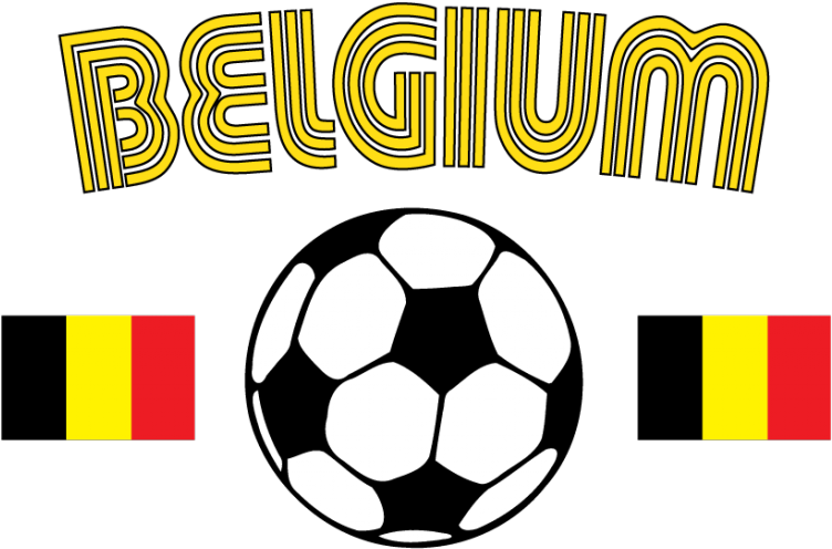 Belgium Flag Belgisch Voetbalelftal Soccer Ball Football - Soccer Ball Png Vector (1024x726), Png Download