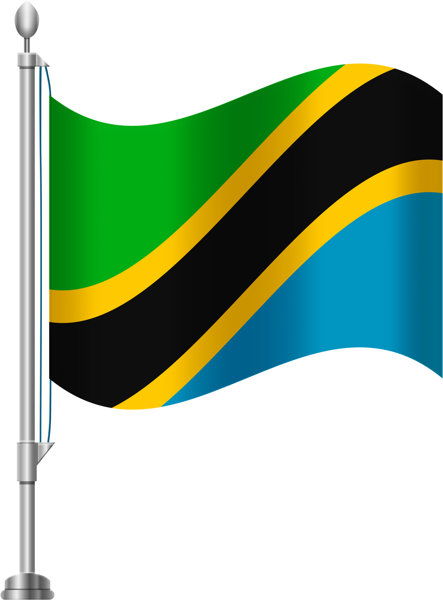 Tanzania Flag Png (1536x2000), Png Download