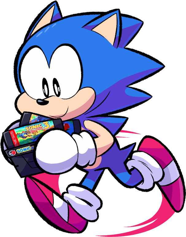 Sonic - Cartoon (828x787), Png Download