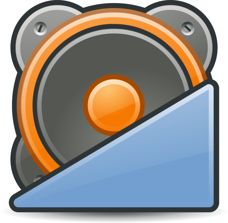 Computer Icons Microphone Sound Recording And Reproduction - Orange Sound Recorder Icon (766x750), Png Download