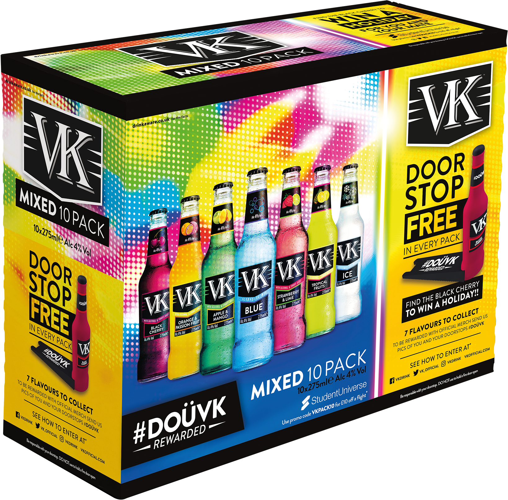 Vk Mixed Doorstop Pack - Vk Doorstop (1639x1613), Png Download