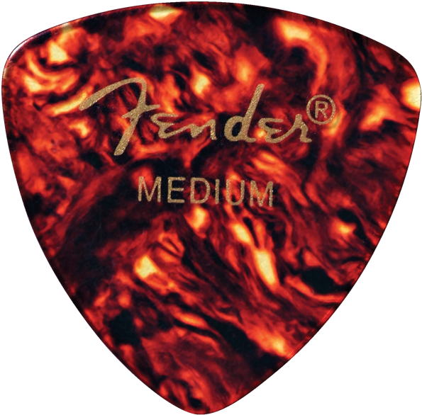0980346300 Merch Frt 001 Nr - Pack 12 Palhetas Fender Shell Medium (600x600), Png Download