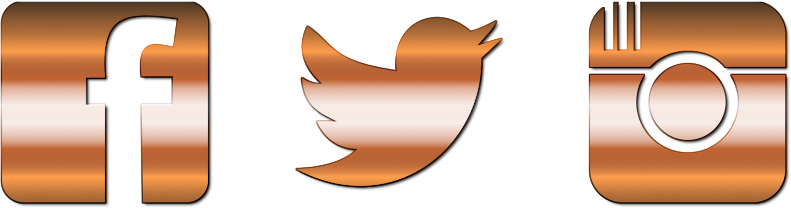 Twitter Instagram Facebook Clipart (1600x454), Png Download