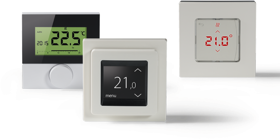 Room Thermostats The Perfect Solution For Individual - Digital Clock (1006x565), Png Download