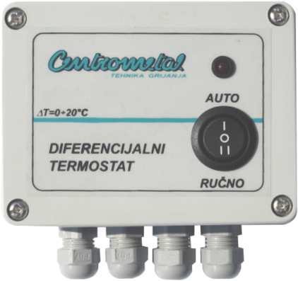 Differential Thermostat - Centrometal (750x500), Png Download