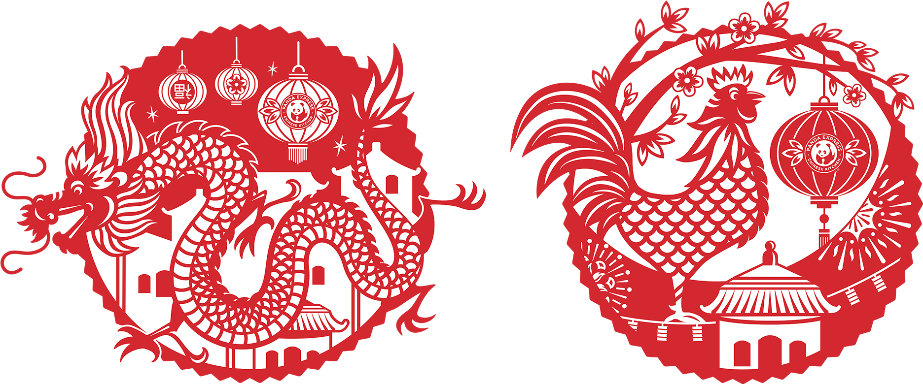 Traditional Chinese Paper Cuts Are Transformed Into - Paper Cuttings For Chinese New Year (1918x825), Png Download