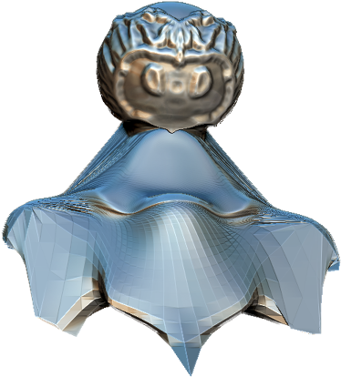 Student Zbrush Work - Emblem (670x462), Png Download