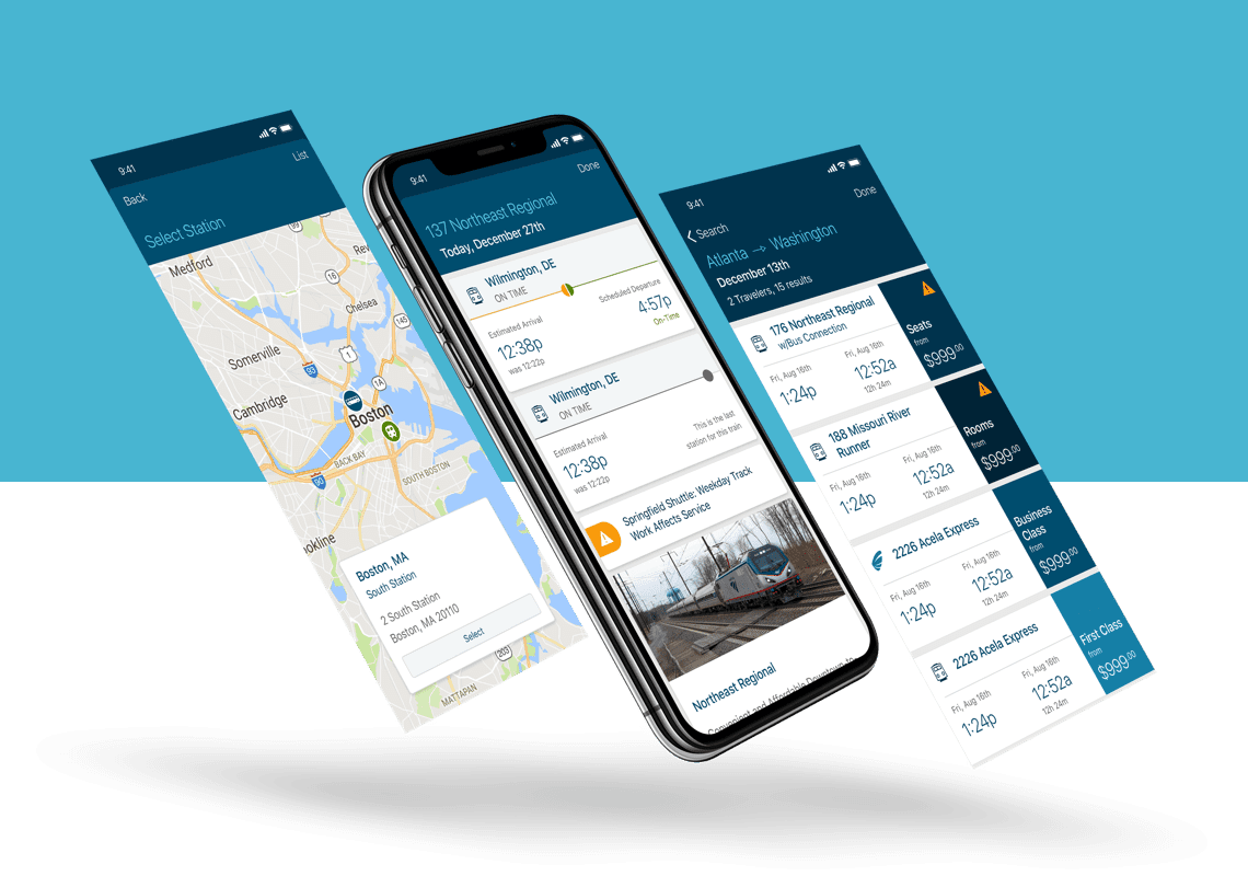 Amtrak-hero - Iphone (1140x800), Png Download