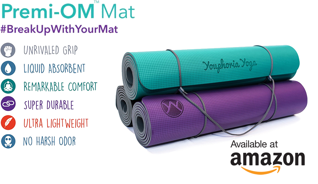 Premi-om The Yoga Mat Designed For Yogis, By Yogis - Yoga Mat Features (1080x608), Png Download