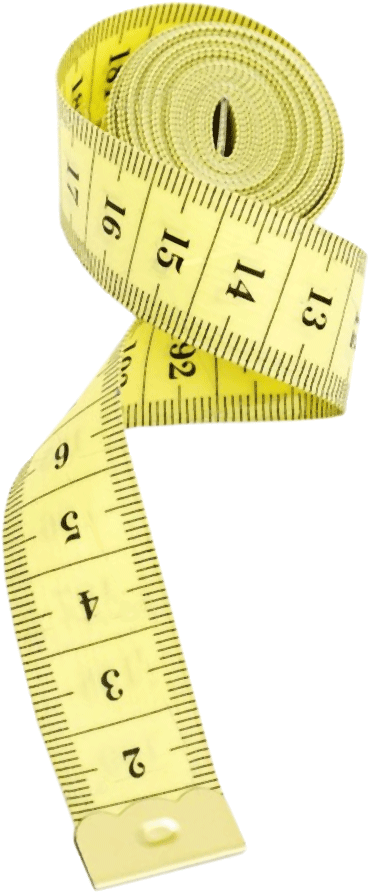 Measureing Tape - Tape Measure (389x915), Png Download