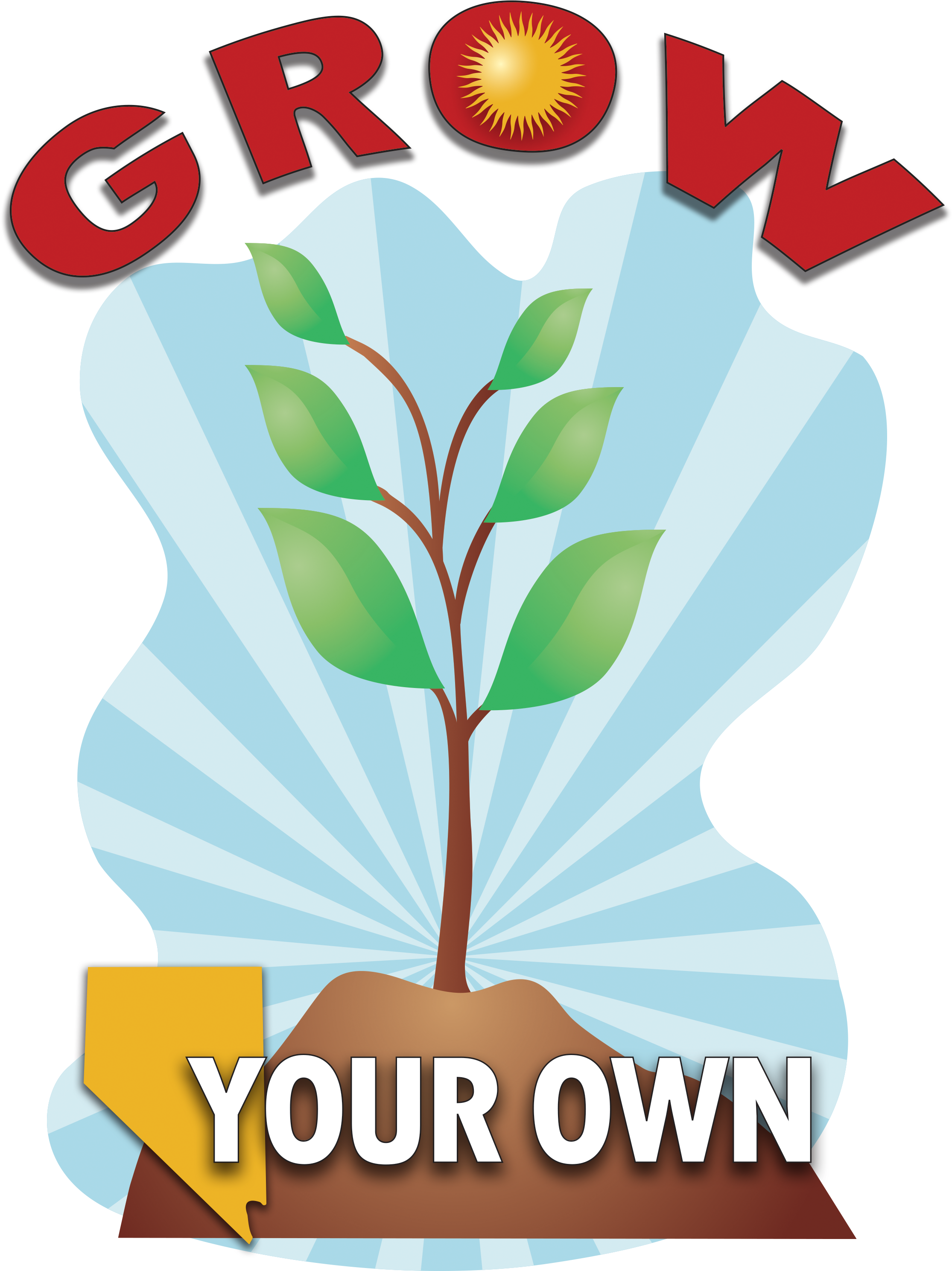 Grow Your Own, Nevada Is A State-wide University Of - Grow Your Own Vegetables Garden (2550x3300), Png Download