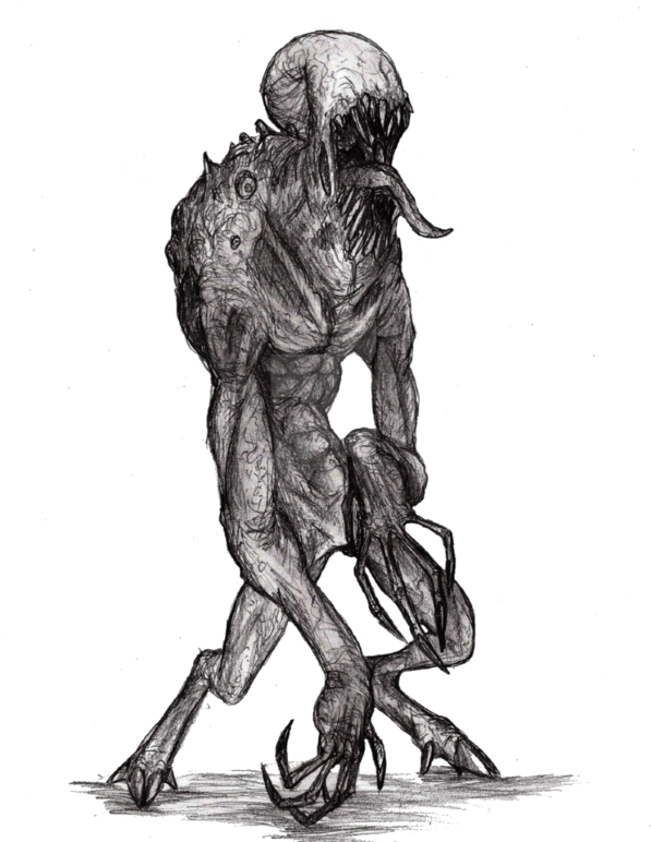 Photo The Thing In Darkness Uncowled - Nyarlathotep (600x800), Png Download