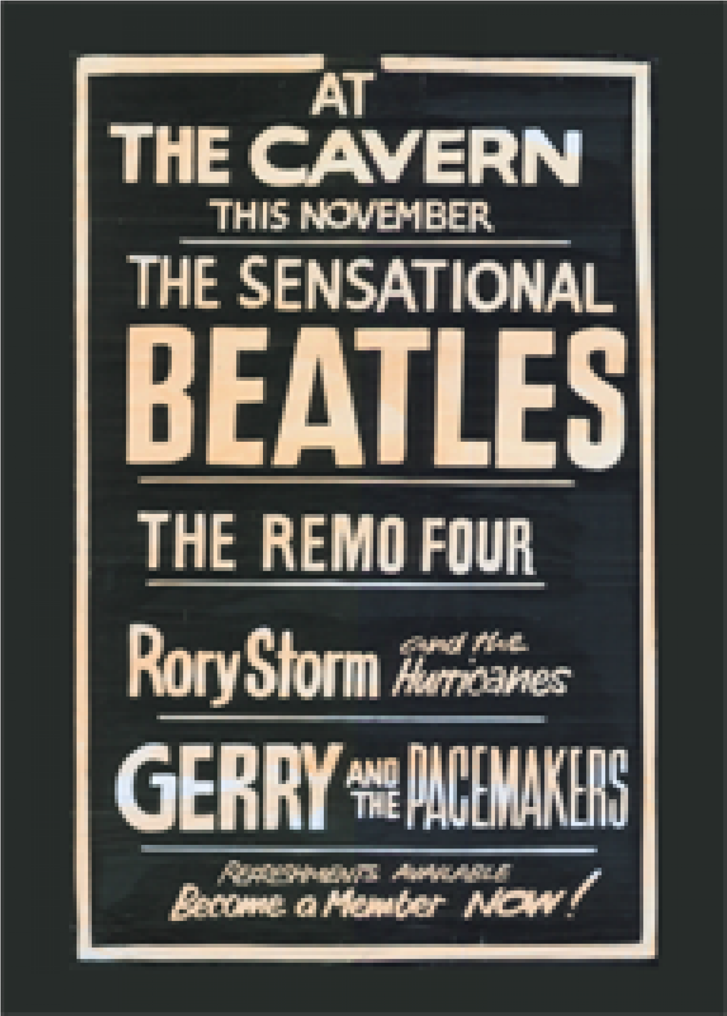 Beatles Poster Png - Affiche Concert Beatles (2000x2000), Png Download