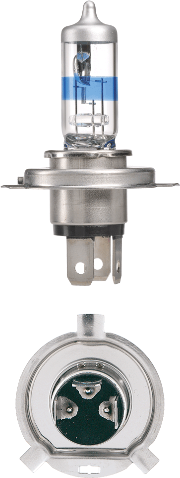 12v H4 60/55w Platinum Plus 130 Halogen Headlight Globes - H4 Bulb (1000x1000), Png Download