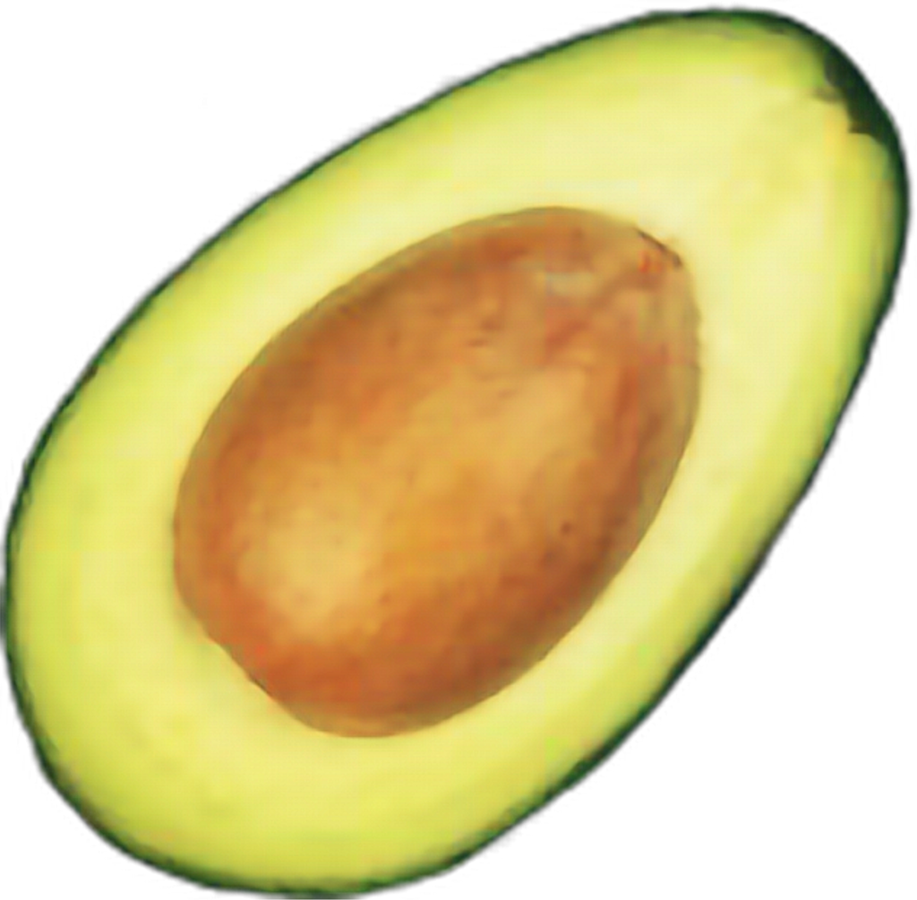 Aguacate Sticker - Avocado (1024x1005), Png Download