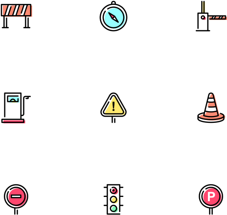 Traffic - Banking Logo Design (600x564), Png Download